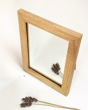 Oak Framed Mirror | Wax Finished | Real Oak | Wall Hanging or Freestanding
