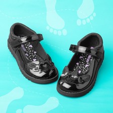 Walkright Girls Shoes Black