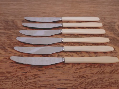 Vintage set faux bone - set, 6