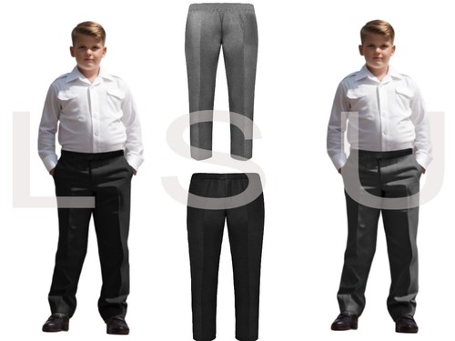 Sturdy half elasticated waist - half,