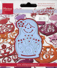 Marianne Doll cutting die for cardmaking, scrapbooking, crafts