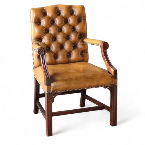 Vintage tan leather - tan,