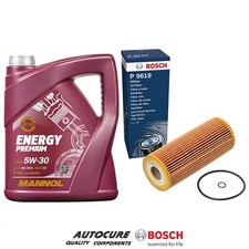 FOR SEAT LEON 1.9 TDI 2000-2005 BOSCH SERVICE KIT OIL FILTER & 5L ENERGY PREMIUM