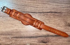 16mm handmade brown leather