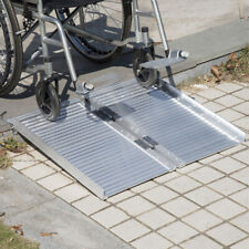 2/4/5FT Aluminum Alloy Ramp Garage Kerb Door Ramps ATV Motorcycle Loading Ramp