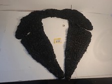 VINTAGE BLACK REAL FUR COAT