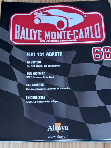 Rallye monte carlo - 1/43, press