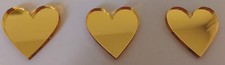 Gold Heart Shaped Mirror