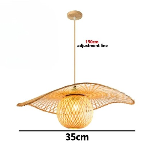 Handmade rattan bamboo - bamboo, pendant