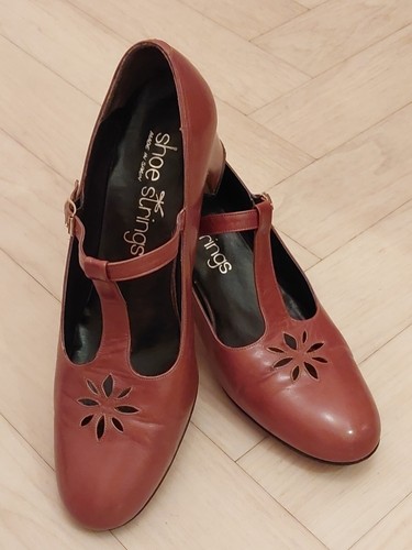Vintage leather strap - leather, '20s