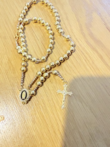 Crafted rosary necklace - crafted, made