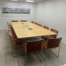 Set boardroom table - table,, oak