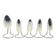 Stackable Metal Nail Covers Trendy Gothic Rings Set of 5 Fashion Jewelry Pieces