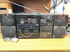 Philips D8854 CD Soundmachine Rare 1986 Boombox Radio/Cd/Cassette Player Working