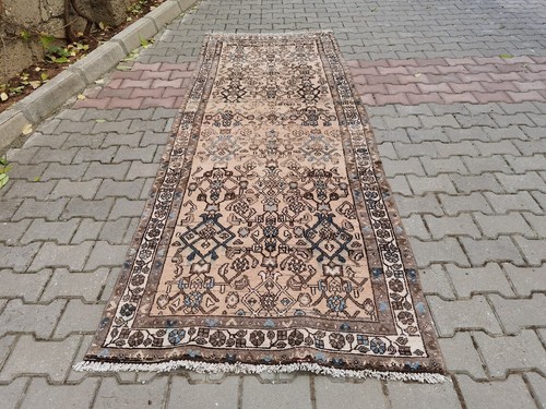 Vintage turkish oushak runner - vintage,