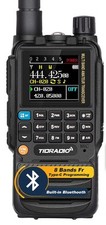 PREPROGRAMMED TIDRADIO H3 AIRBAND SCANNER MARINE VHF  UHF PMR BLUETOOTH APP ?