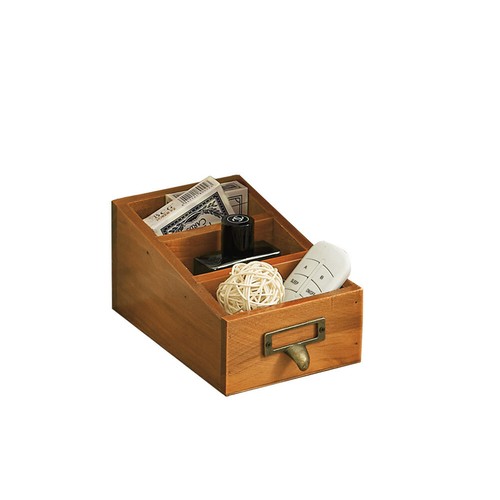 Wood remote control holder - wood,