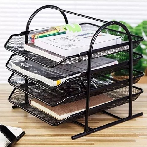 Metal filing letter trays - filing,
