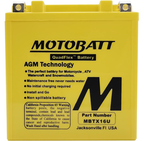 Mbtx16u battery motobatt - motobatt, 19ah