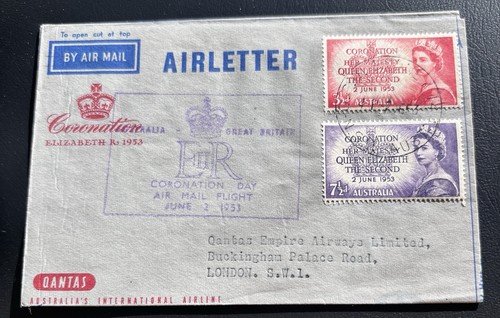 1953 qantas coronation day - coronation,
