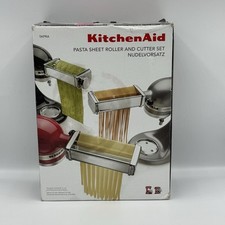 KitchenAid Pasta Sheet Roller and Cutter Set 5KPRA Used Good Condition Boxed
