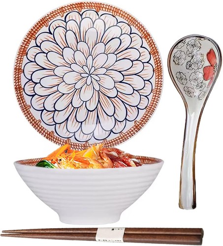 Ceramic ramen bowl set - ceramic,