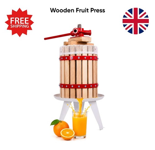 Manual apple cider fruit press - apple,