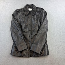 Ganni Jacket Womens 34 Black