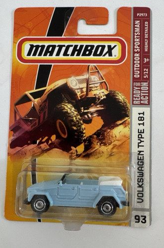 Matchbox blue volkswagen - blue, type