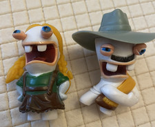 Rayman Raving Rabbids Invasion Barmaid, no ears,   and Mexican Figures 