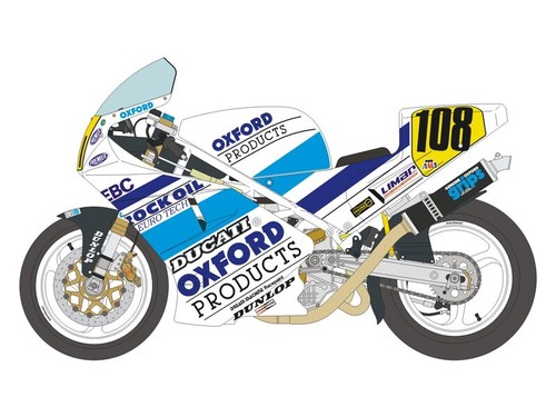 Decals ducati 888 oxford - 1/12,