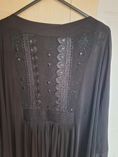 Black Jersey Batwing Abaya