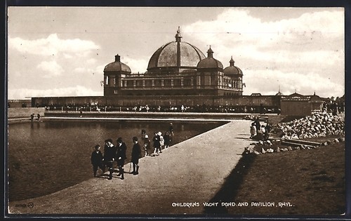 Postcard rhyl childrens yacht - childrens,