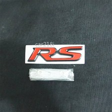 1x Black Matte Red RS Metal