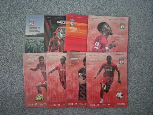 Liverpool home programmes - 8, x