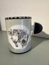 Baci Milano Mug With Special Handle Bird Pattern