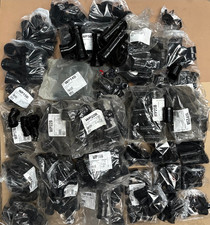 Job Lot: 385x Polypipe 32mm/40mm/50mm Push Fit Waste Pipe Fittings/Clips, Black
