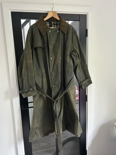 Vintage barbour wax trench - wax,