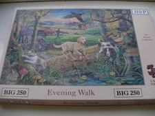 'Evening Walk' BIG 250-piece House of Puzzles Jigsaw - dogs
