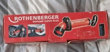 Rothenberger Ropump Super Plus Force Pump With Short & Long Adapter Plumbing 
