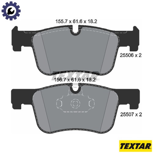 Brake pad set - pad, disc