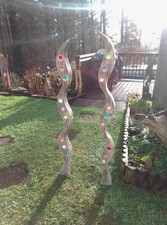 2 x Large Stained Glass Garden