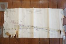 1933 LNER Frodingham Loco Allocation Railway Track Signal Plan Diagram Map