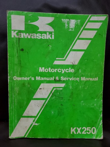 1978 kawasaki kx250 owner - 1978, d2