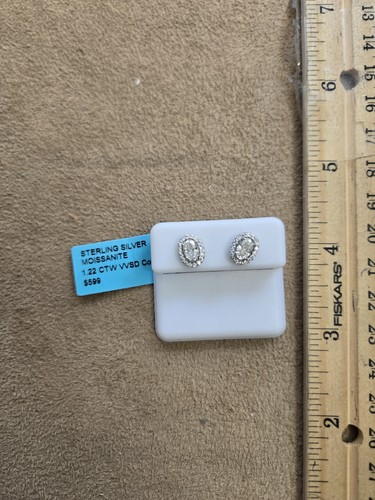 Sterling silver moissanite - sterling,