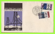 G.B. 1964 Forth Road Bridge ord. u/a GPO First Day Cover, South Queensferry & PC