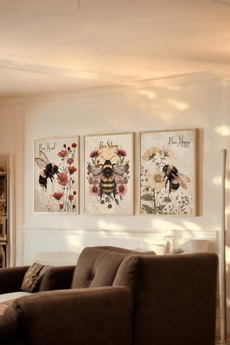 Bee positive canvas - positive, set