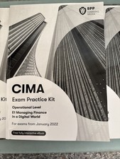 CIMA E1 BPP Exam Practice Kit
