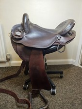 Crates 2190-4 Western Saddle In Very Good Used Condition 16 inch Seat