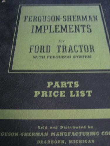 Vtg 1940 ferguson - 1940, sherman